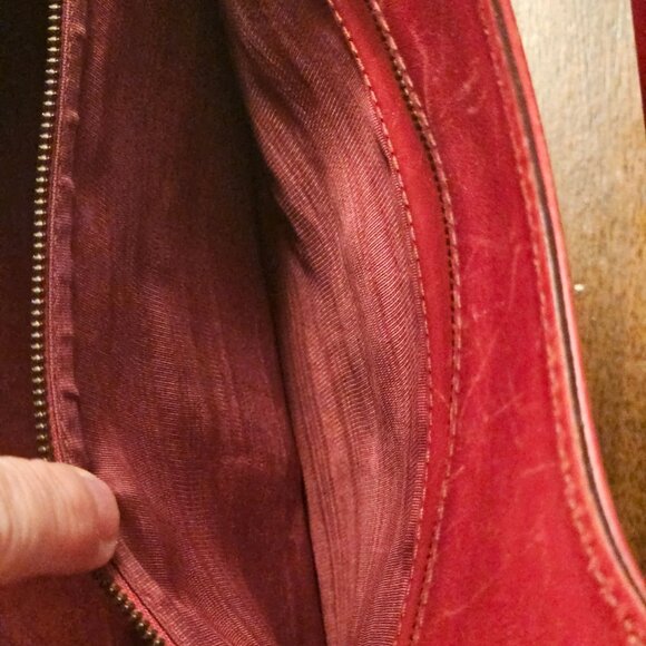 Gucci Vintage Red Leather Bag - Picture 5 of 7
